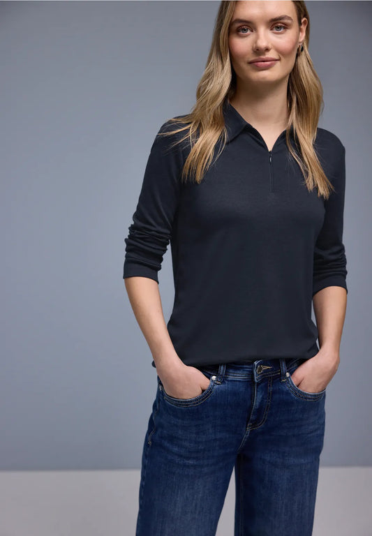 Street One 'Poloshirt mit Zipper' A324392-17502