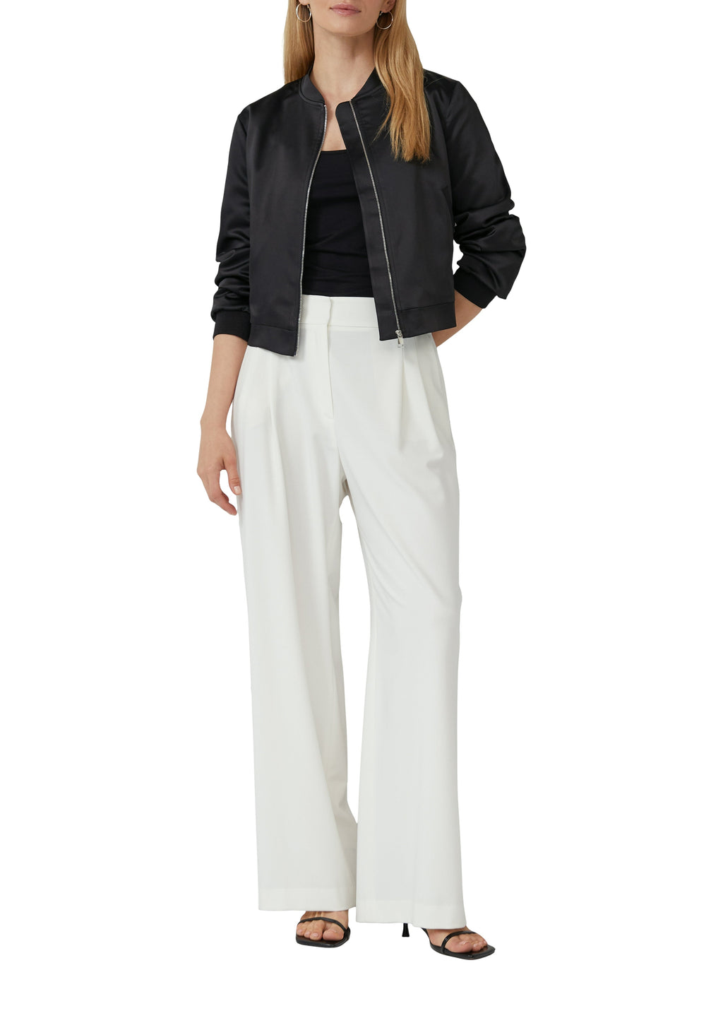 Livre Blouson Donna Nero Casual (IT 40, EU 36